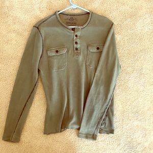 Army green long sleeve shirt